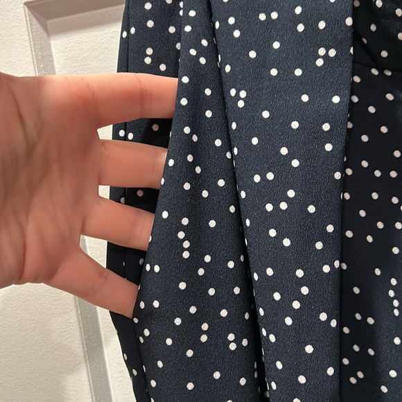 Navy & White Polka Dot Dress Pants - Picture 10 of 10